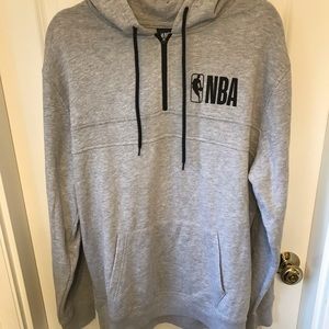 NBA men’s gray hoodie size medium NWT